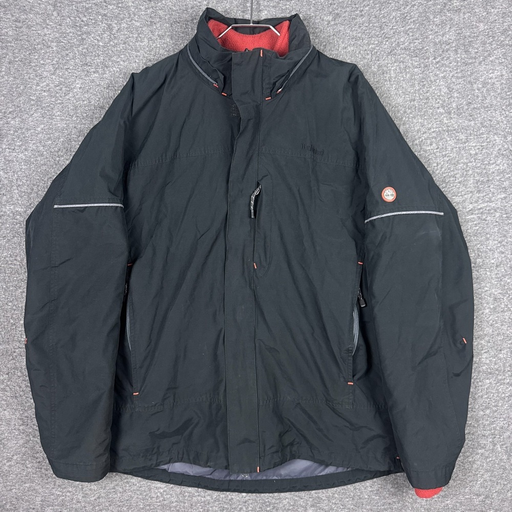 Timberland Weathergear‎ Jacket Mens Large 3 in 1 Coat Removable Fleece Liner